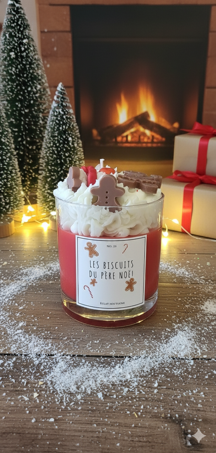Christmas themed candles