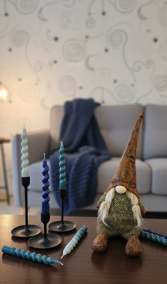 Spiral taper candle